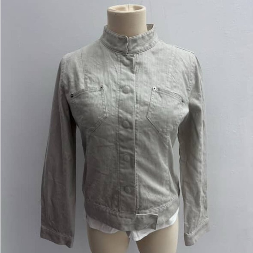 Women's Gray Jean Jacket